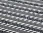 Preview: ACO Bodenwanne mit Stahlzarge 60 x 40cm Einlage Rips grau und Gummiprofil grau und Wasserwaage